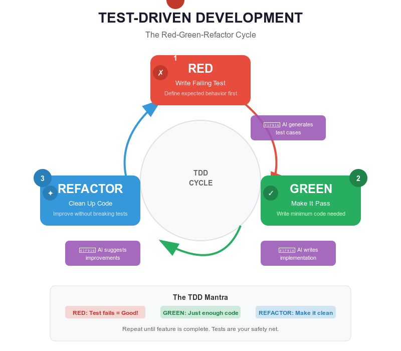 Red-Green-Refactor Cycle